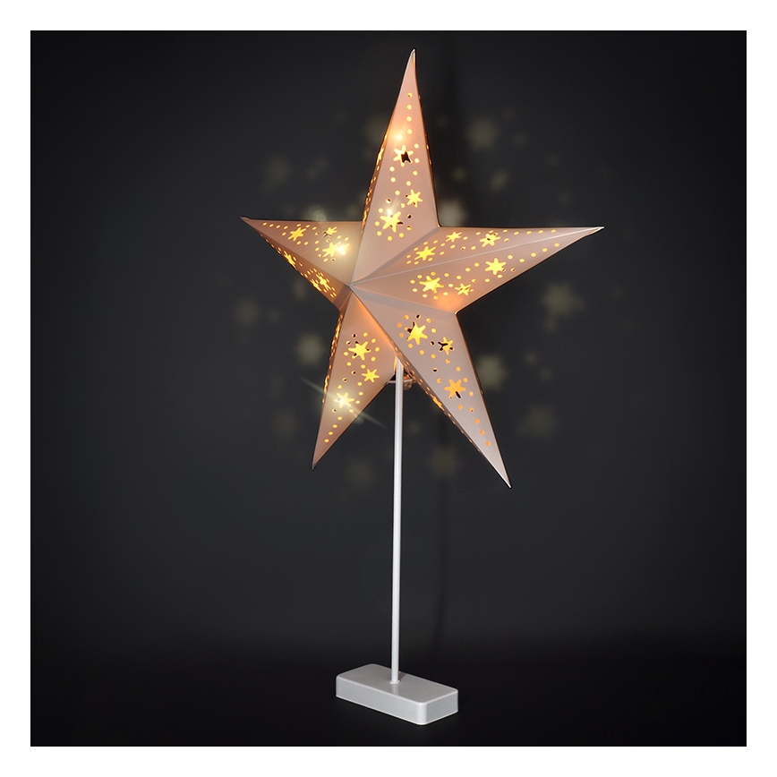 Brilagi - Decorazione natalizia a LED/3xAA 66x45 cm stella