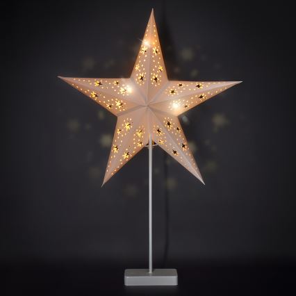 Brilagi - Decorazione natalizia a LED/3xAA 66x45 cm stella