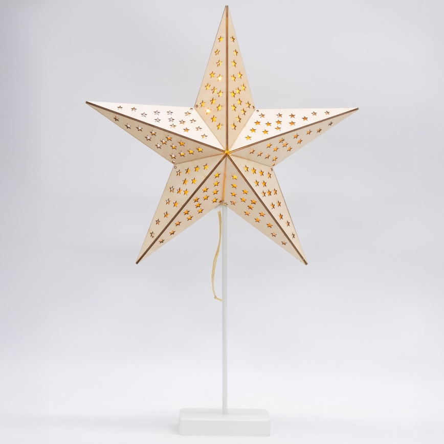 Brilagi - Decorazione natalizia a LED/3xAA a forma di stella