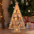 BRILAGI - Decorazione natalizia a LED, albero, alimentazione 3xAA