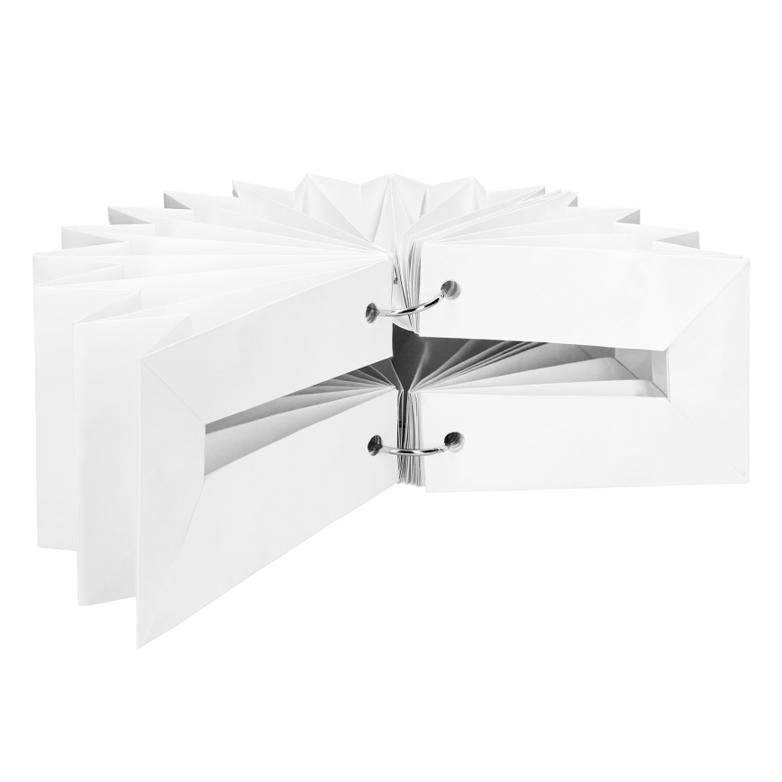 Brilagi - Decorazione natalizia a LED, fiocco di neve 30 cm, alimentazione 2x AA