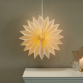 BRILAGI - Decorazione natalizia a LED, fiocco di neve, 32 cm, alimentazione 2xAA