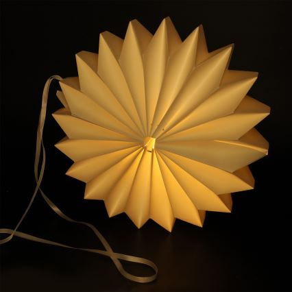 Brilagi - Decorazione natalizia a LED, fiocco di neve, 32 cm, alimentazione 2xAA