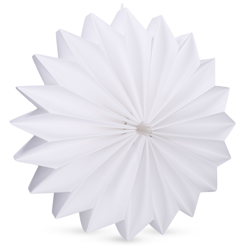 Brilagi - Decorazione natalizia a LED, fiocco di neve, 32 cm, alimentazione 2xAA