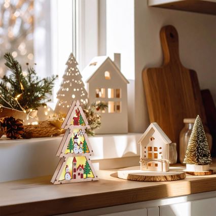 Brilagi - decorazione natalizia a LED LED/2xAA alberello