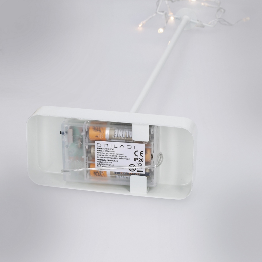 Brilagi - Decorazione natalizia a LED, LED/3xAA, 66x40 cm, stella