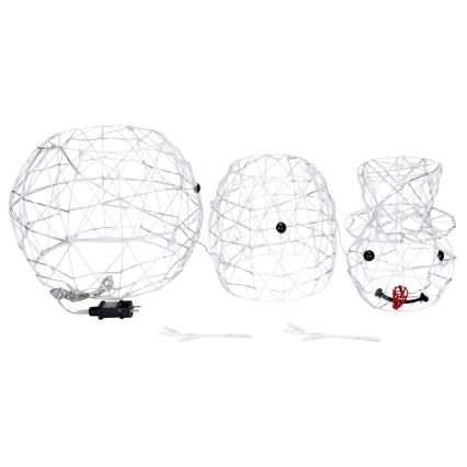 Brilagi - LED decorazione natalizia per esterni LED/3,6W/31/230V 6500K 90 cm IP44 pupazzo di neve