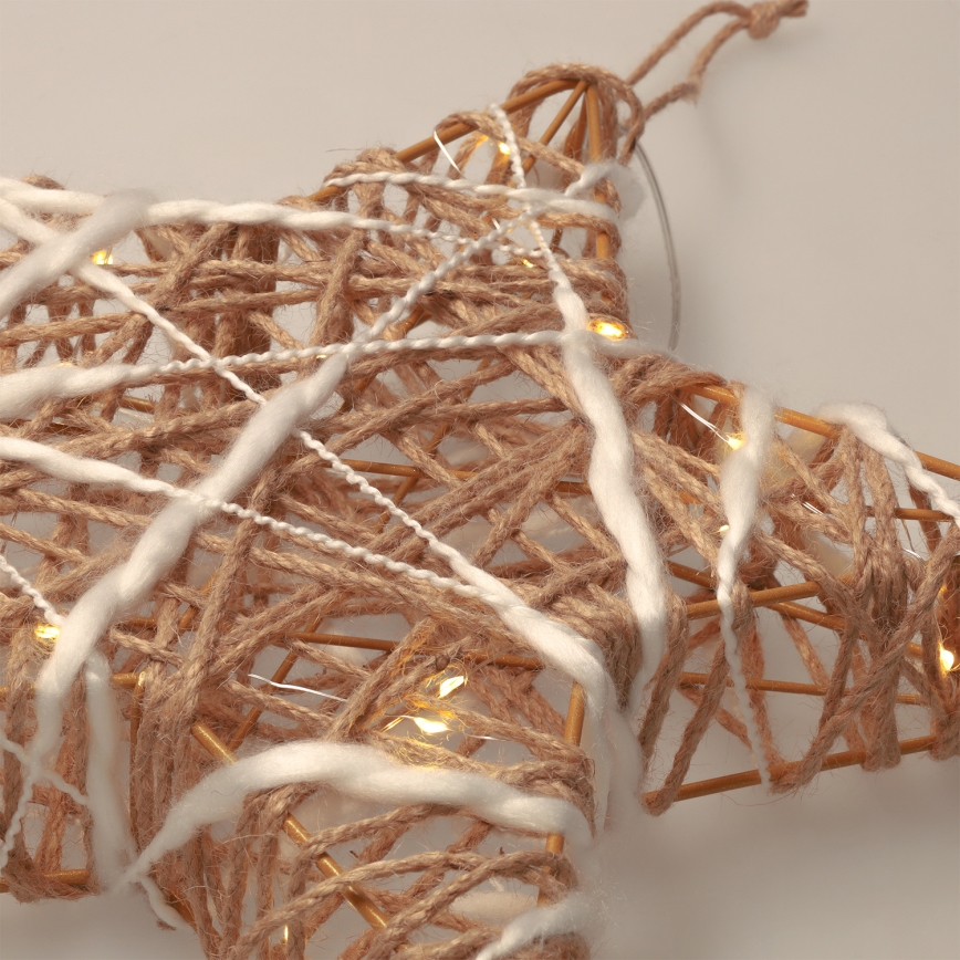 Brilagi - Decorazione natalizia a LED, stella, alimentazione 2xAA