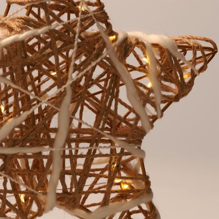 Brilagi - Decorazione natalizia a LED, stella, alimentazione 2xAA