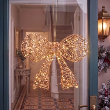 BRILAGI - Decorazione natalizia da esterno a LED 3,3W/230V IP44 con fiocco