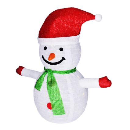 Brilagi - Decorazione natalizia da esterno a LED 40xLED/3xAA IP44 pupazzo di neve