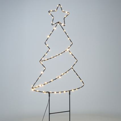 Brilagi - Decorazione natalizia da esterno a LED LED/3xAA IP44 68x29 cm albero
