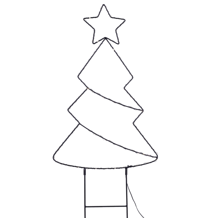 Brilagi - Decorazione natalizia da esterno a LED LED/3xAA IP44 68x29 cm albero
