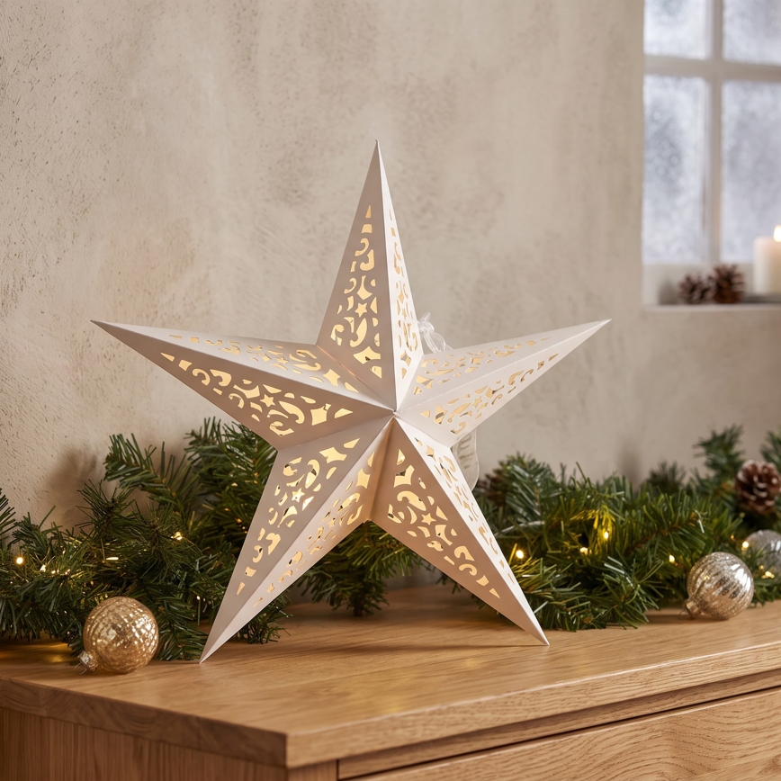 BRILAGI - Decorazione natalizia LED/2xAA 60 cm stella