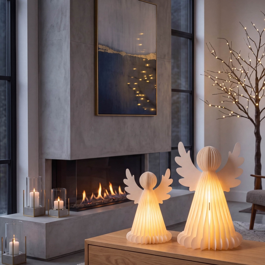 BRILAGI - Decorazione natalizia LED/3xAA angelo