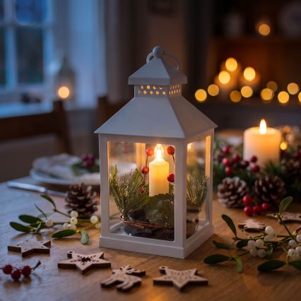 BRILAGI - decorazione natalizia LED/3xAAA lanterna bianca