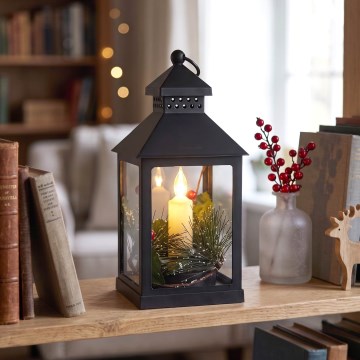 BRILAGI - decorazione natalizia LED/3xAAA lanterna nera