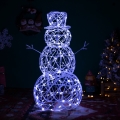 Brilagi - Decorazione natalizia LED da esterno 3,6 W/31/230 V 6500 K 120 cm IP44 pupazzo di neve