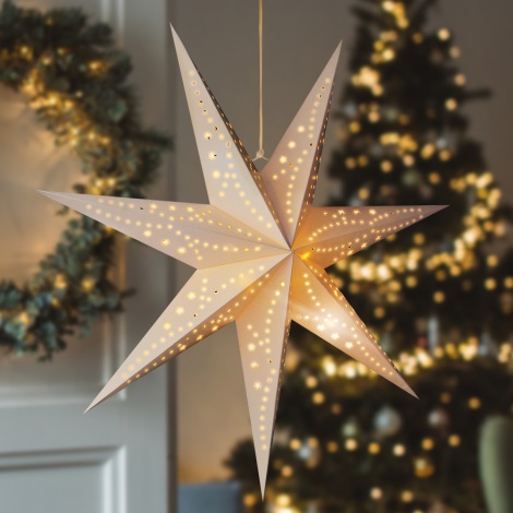 Brilagi - Decorazione natalizia LED LED/2xAA stella bianco caldo