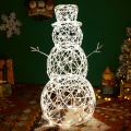Brilagi - Decorazione natalizia LED per esterni 3,6W/31/230V 2700K 120 cm IP44 pupazzo di neve