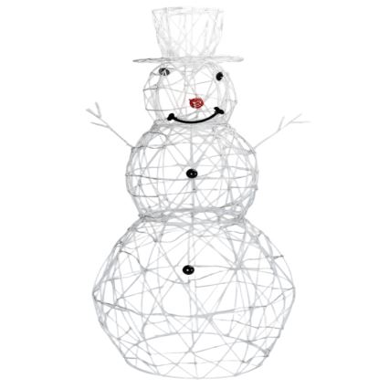 Brilagi - Decorazione natalizia LED per esterni 3,6W/31/230V 2700K 120 cm IP44 pupazzo di neve
