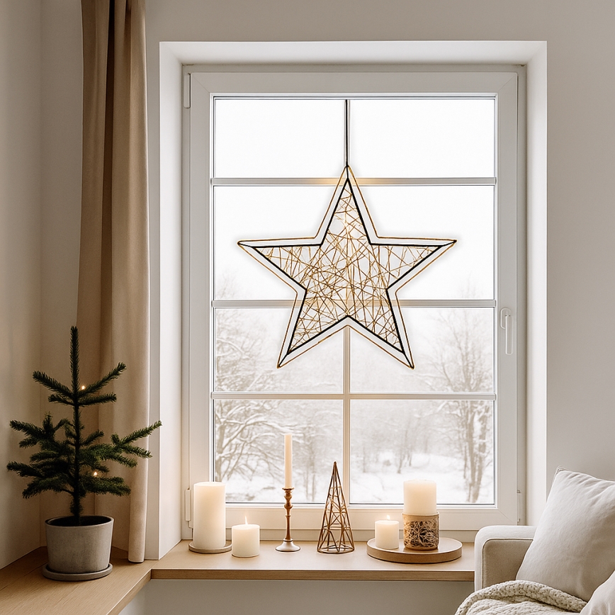 Brilagi - Decorazione natalizia LED per esterni LED/2,6W/230V IP44 a forma di stella