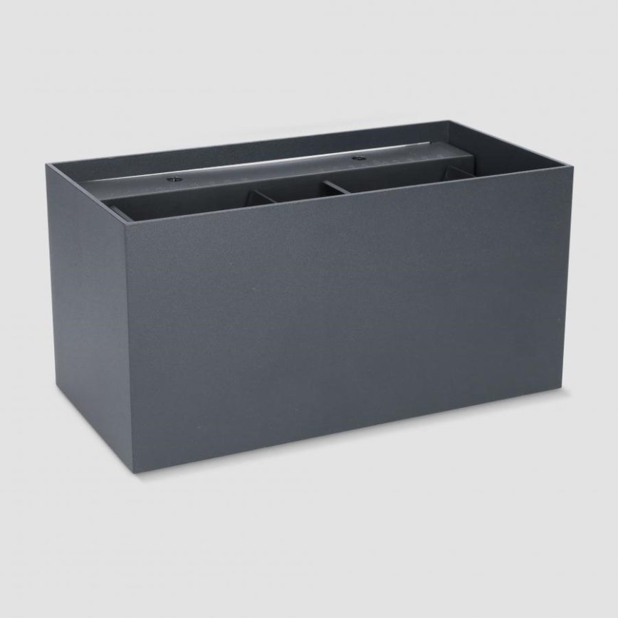 Brilagi - DOUBLE CUBE Lampada da parete a LED per esterni LED/12W/230V antracite IP65