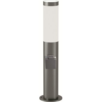 Brilagi - ELIA, lampada LED da esterno dimmerabile con presa integrata, 1xE27/6W/230V, 2700-6500K, IP44, Wi-Fi, 50 cm, cromo opaco