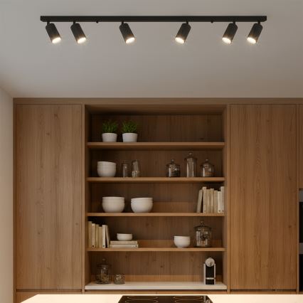 Brilagi - LED RGBW Faretto dimmerabile SELE MODERN 6xGU10/6,5W/230V 2700-6500K Wi-Fi nero