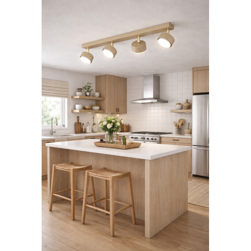 Brilagi - Faretto 4xGX53/12W/230V beige