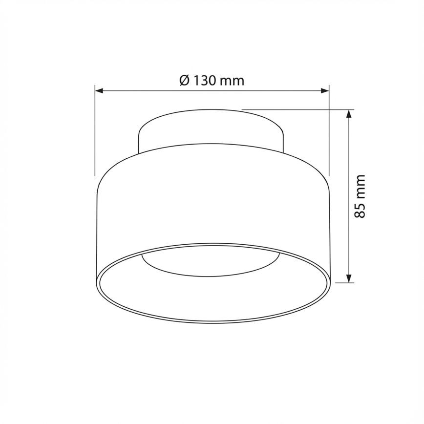 Brilagi - Faretto AURA LUX 1x GX53/30W/230V Ø 13 cm, finitura oro