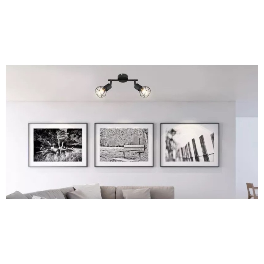 Brilagi - Faretto CAGE 2xE14/40W/230V