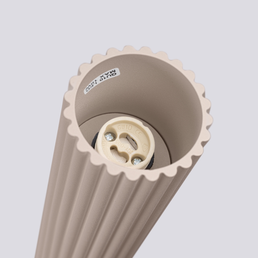 Brilagi - Faretto CRESTO 1xGU10/10W/230V 40 cm taupe