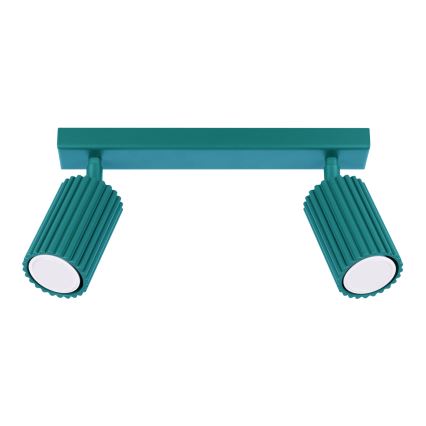 Brilagi - Faretto CRESTO 2x GU10/10W/230V turchese