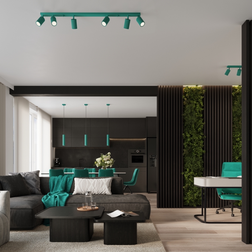 Brilagi - Faretto CRESTO 2x GU10/10W/230V turchese