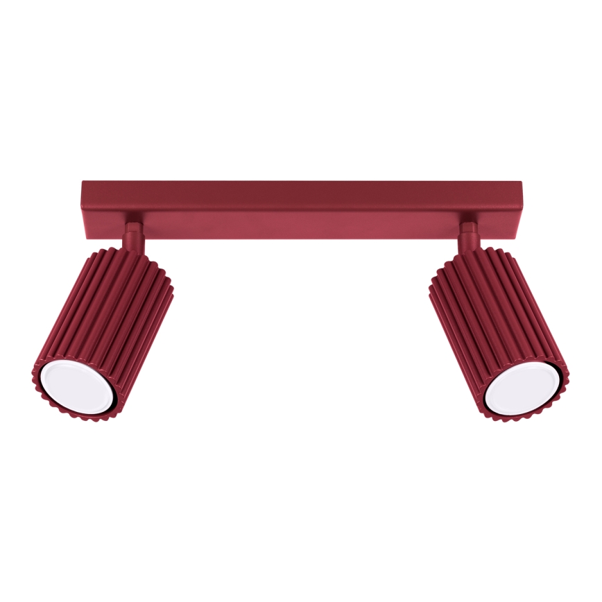 Brilagi - Faretto CRESTO 2xGU10/10W/230V bordeaux