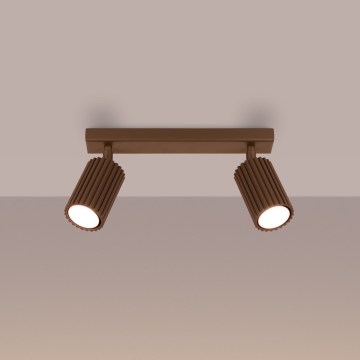Brilagi - Faretto CRESTO 2xGU10/10W/230V marrone