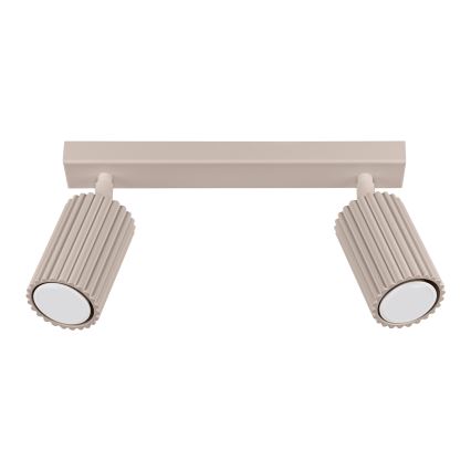 Brilagi - Faretto CRESTO 2xGU10/10W/230V taupe