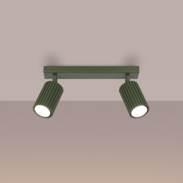 Brilagi - Faretto CRESTO 2xGU10/10W/230V verde