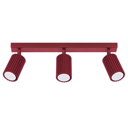 Brilagi - Faretto CRESTO 3xGU10/10W/230V bordeaux