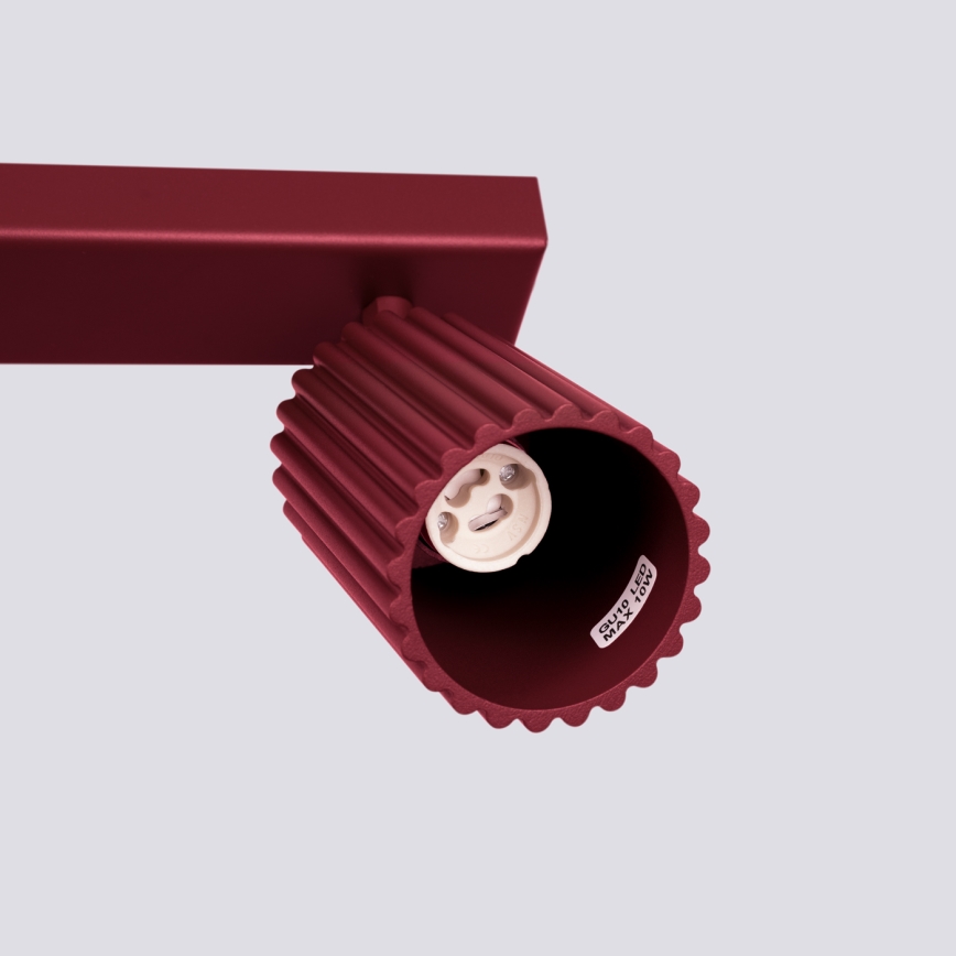 Brilagi - Faretto CRESTO 3xGU10/10W/230V bordeaux