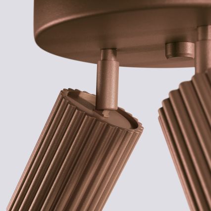 Brilagi - Faretto CRESTO 3xGU10/10W/230V marrone