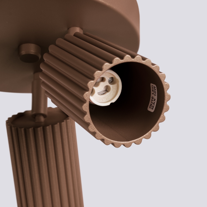 Brilagi - Faretto CRESTO 3xGU10/10W/230V marrone