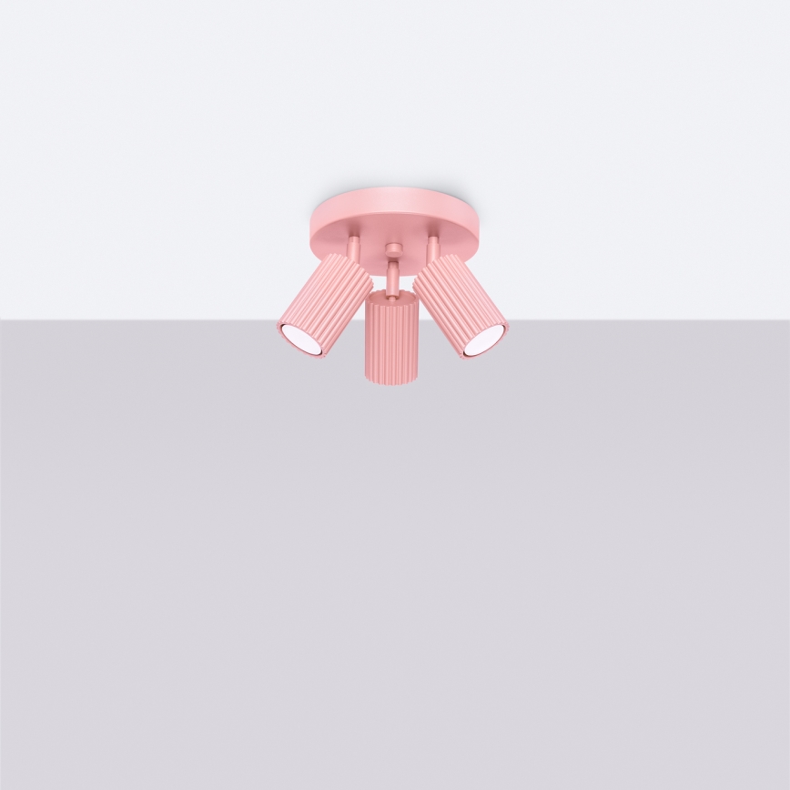 Brilagi - Faretto CRESTO 3xGU10/10W/230V rosa