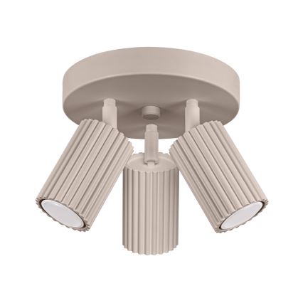 Brilagi - Faretto CRESTO 3xGU10/10W/230V taupe