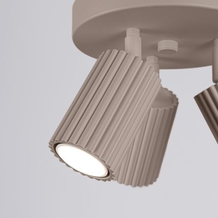 Brilagi - Faretto CRESTO 3xGU10/10W/230V taupe