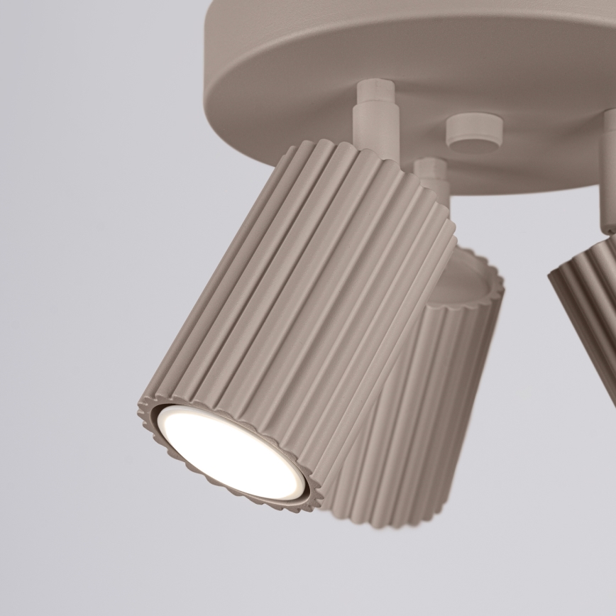 Brilagi - Faretto CRESTO 3xGU10/10W/230V taupe