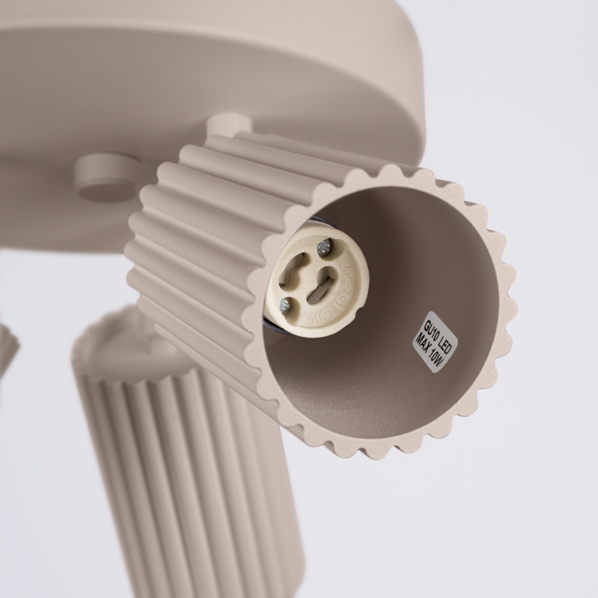 Brilagi - Faretto CRESTO 3xGU10/10W/230V taupe