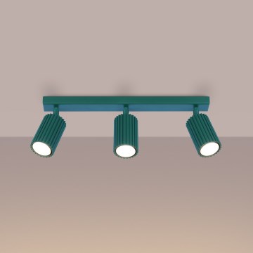 Brilagi - Faretto CRESTO 3xGU10/10W/230V turchese