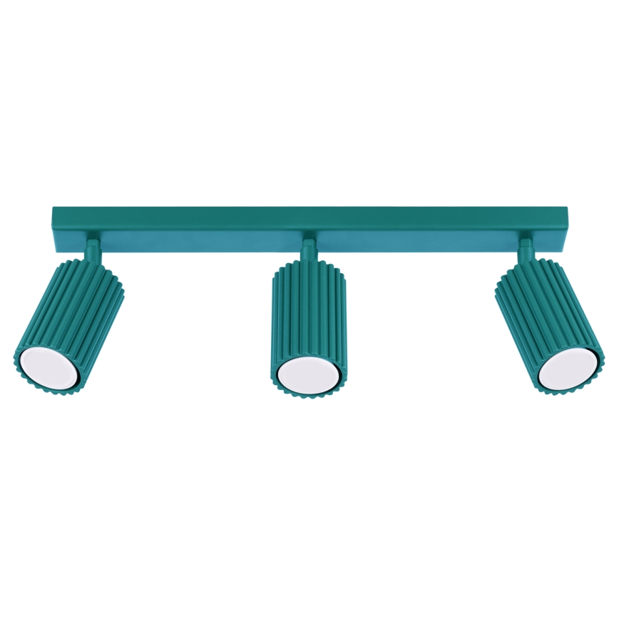 Brilagi - Faretto CRESTO 3xGU10/10W/230V turchese